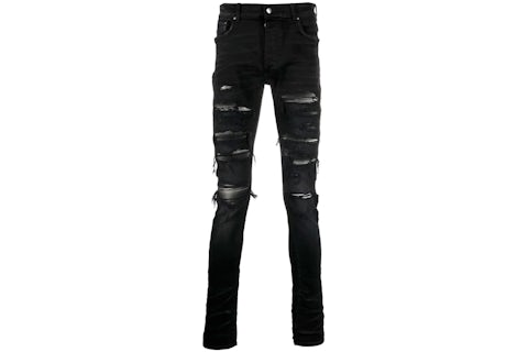 Pantaloni Cargo Pantaloni Amiri Neri Jeans Amiri Strappati AMIRI