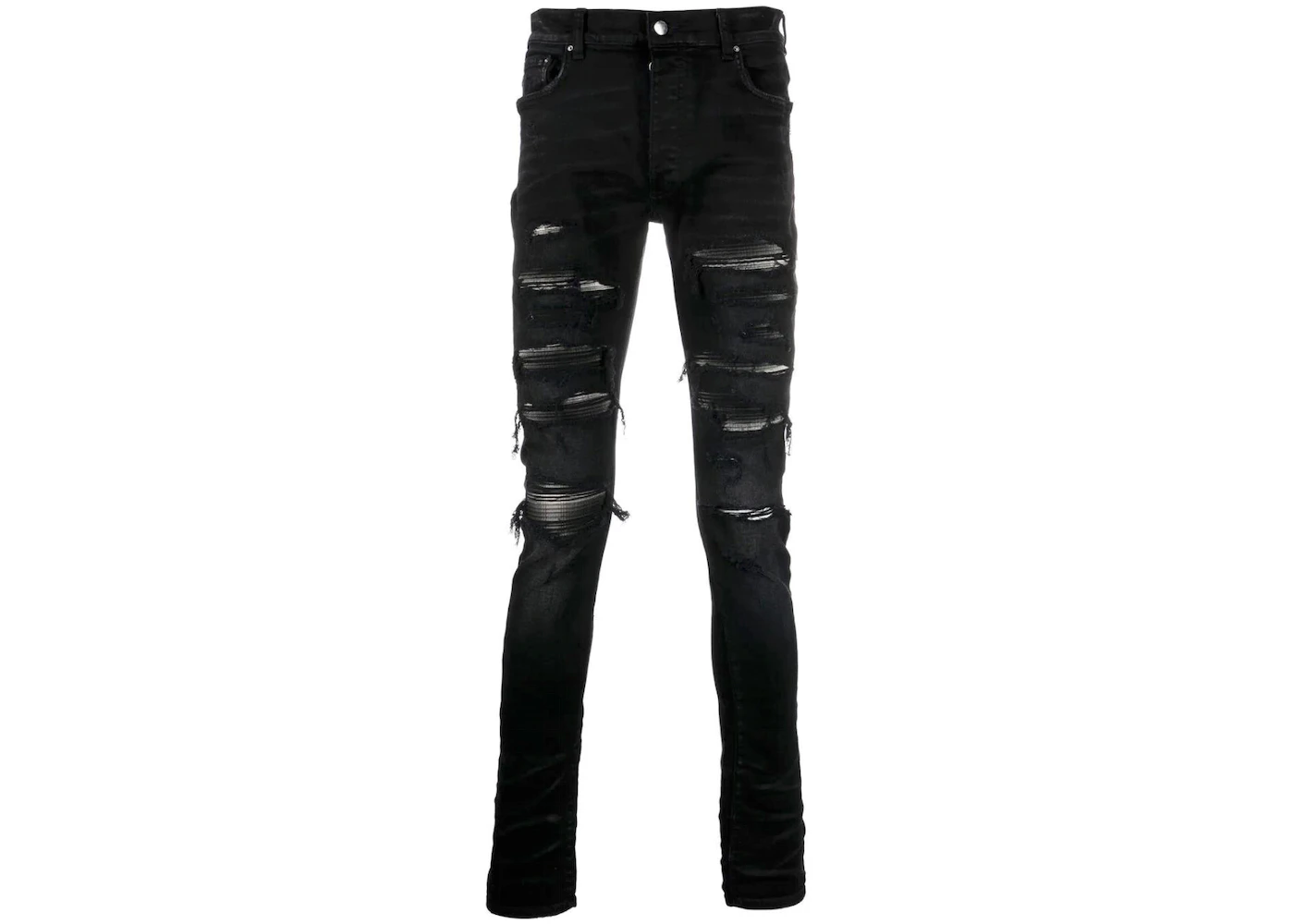 AMIRI Distressed Skinny Jeans Black Men's - SS22 - US