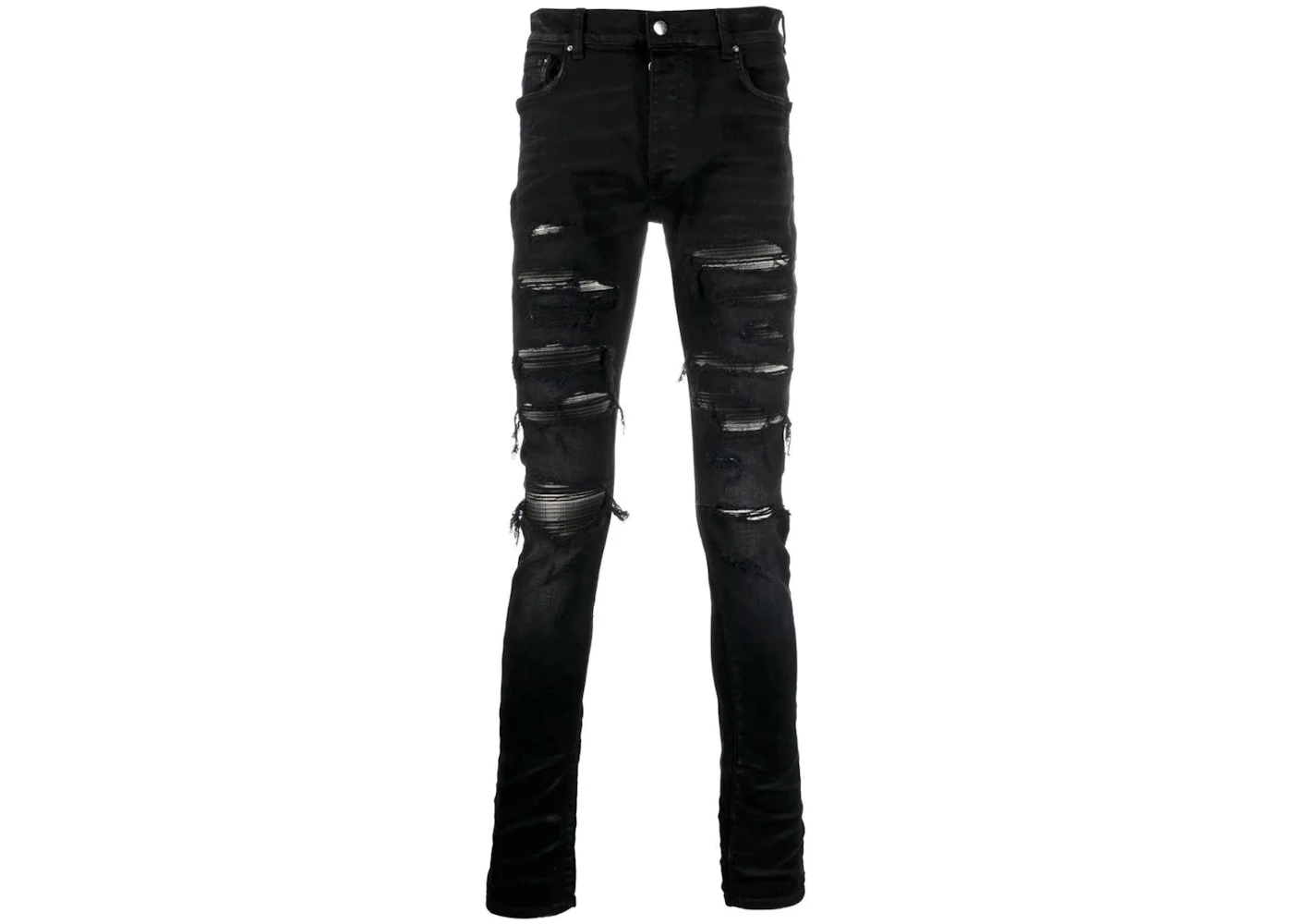 AMIRI Jeans skinny invecchiati nero Uomo SS22 IT