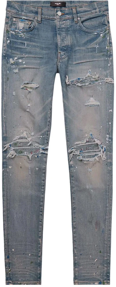 AMIRI Flannel MX1 Jeans Clay Indigo Men's - SS23 - US