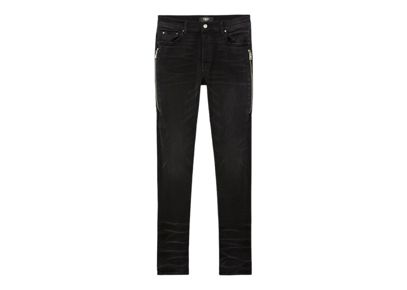 AMIRI Half Track Denim Jeans Aged Black