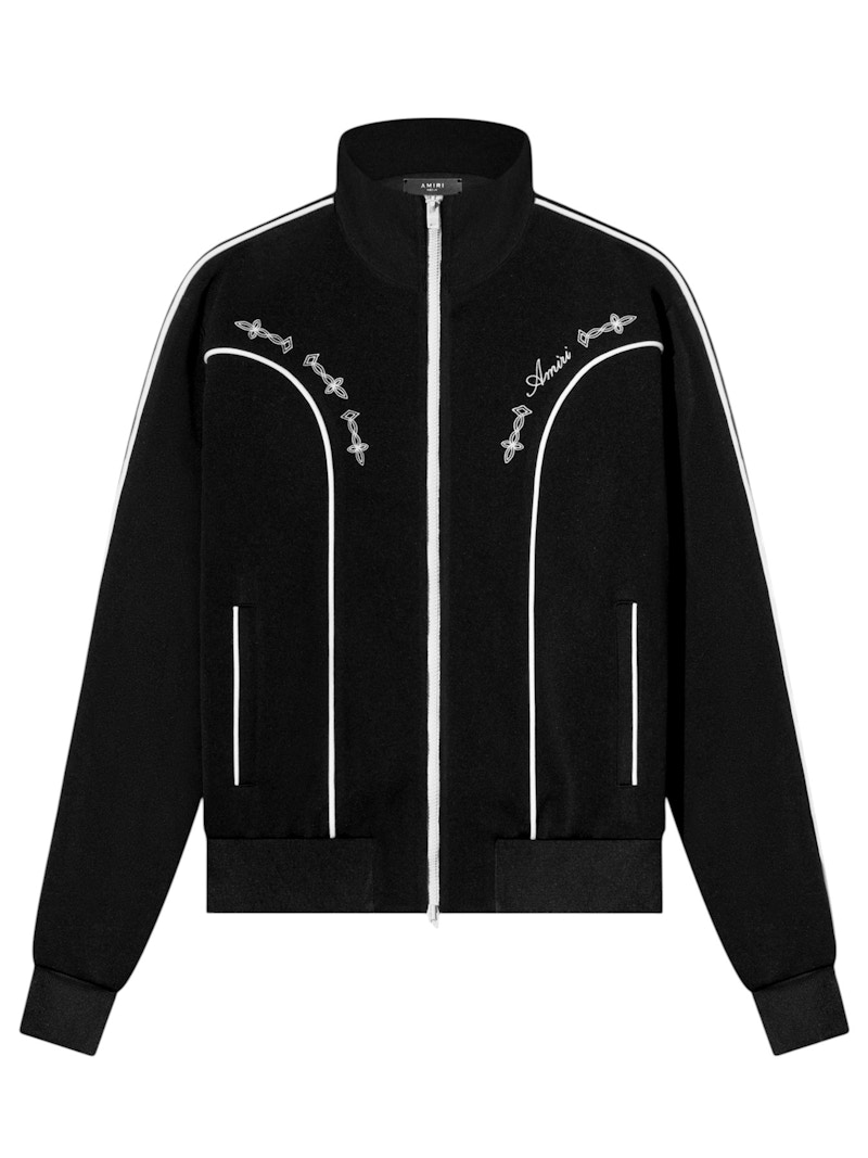 AMIRI Johnny Velour Track Jacket Black Men's - US