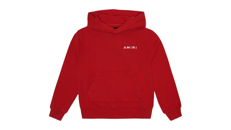 AMIRI Kids' Bones Graphic Hoodie Red/Blue - JP