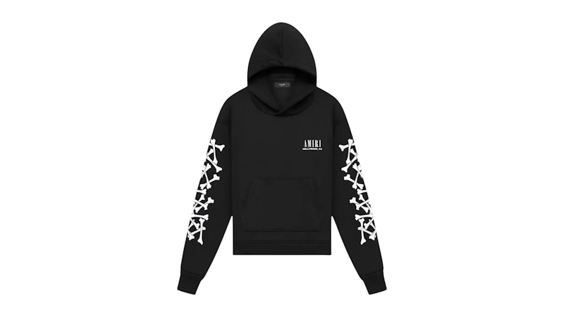 【関税込み】AMIRI ブラック Bones フーディ AMIRI Bones Hoodie | Black | FARFETCH EG