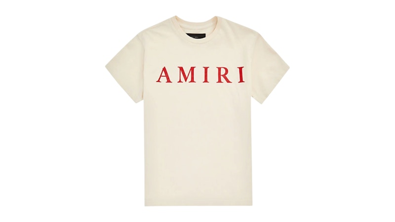 AMIRI Kids' Core Logo Tee Birch/Red
