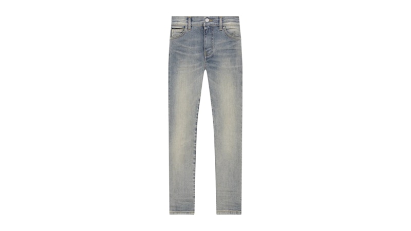 Pre-owned Amiri Kids' Stack Ii Jeans In Clay Indigo In Blue