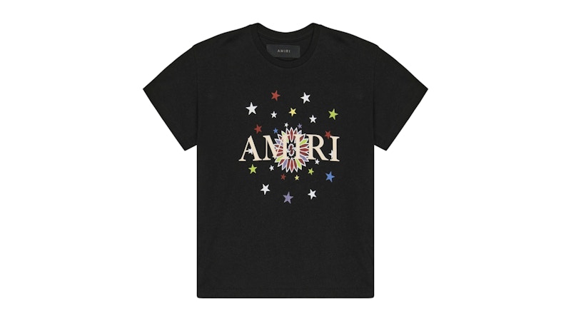 AMIRI Kids' Stars Graphic Tee Black - JP