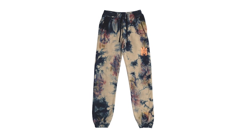 Pre-owned Amiri Kids' Tie Dye Camo Sweatpants In Multi