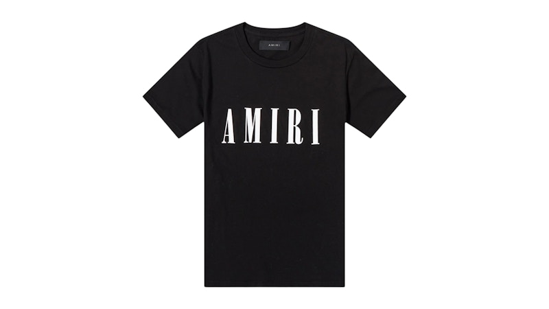 Tシャツ・カットソー AMIRI FW24 Embroidered cotton shirt (AMTAOS1002 BLACK) AMIRI Large Brand Logo T-Shirt Black - FW24 - US