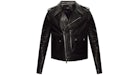 AMIRI Leather Biker Jacket Black