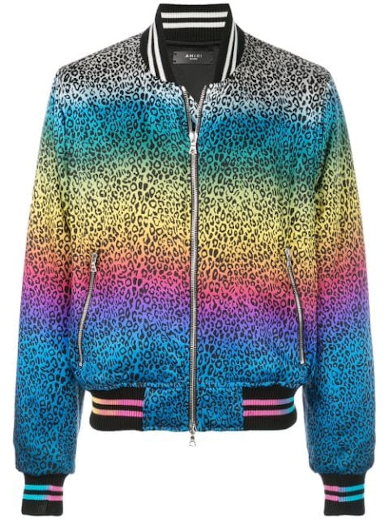 Multicolor bomber outlet jacket