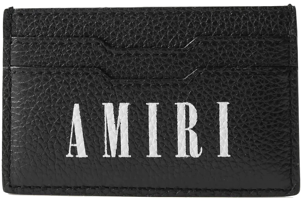 AMIRI Logo Card Holder Black