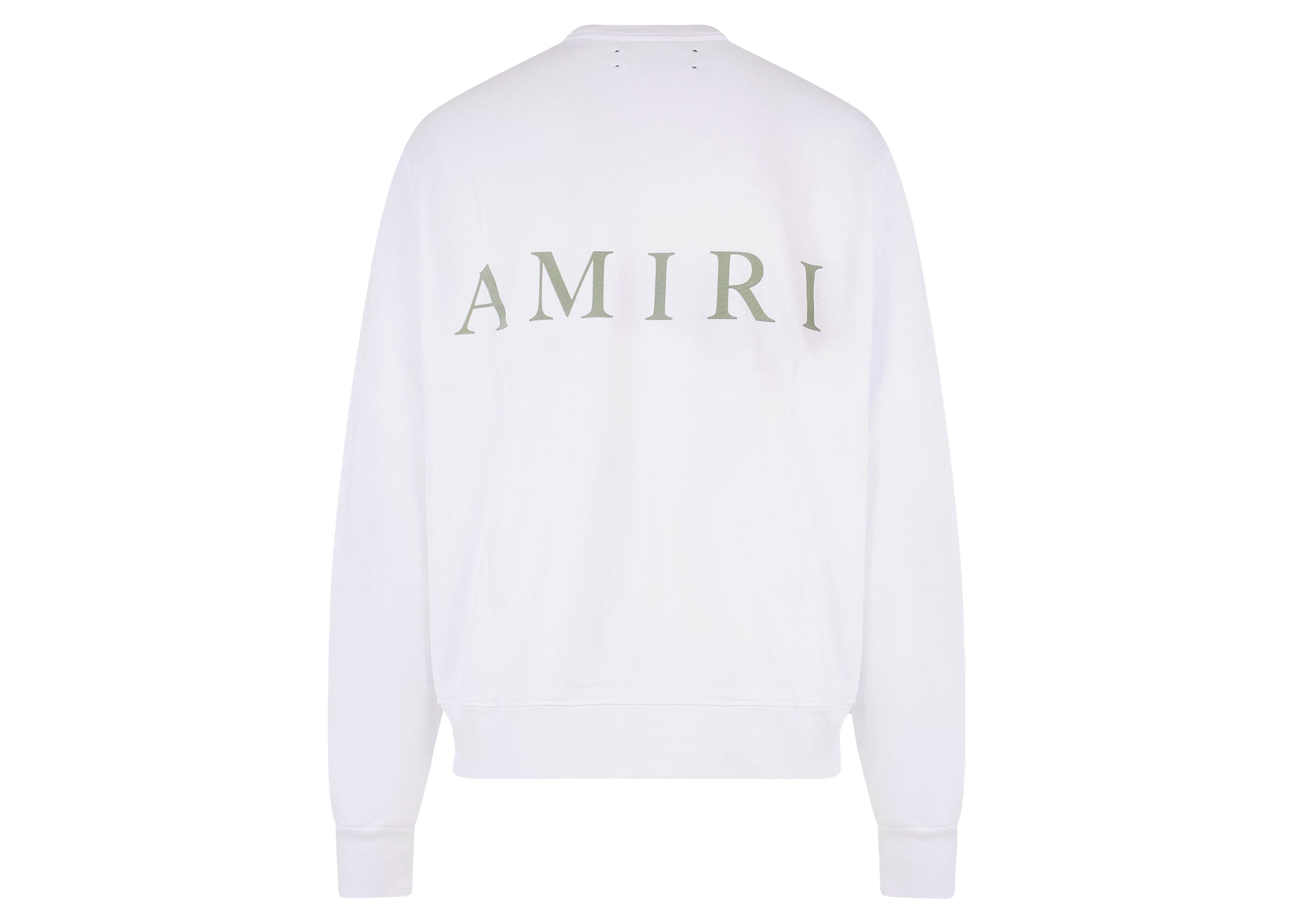AMIRI Logo Print Cotton Sweatshirt White Men's - FW22 - US