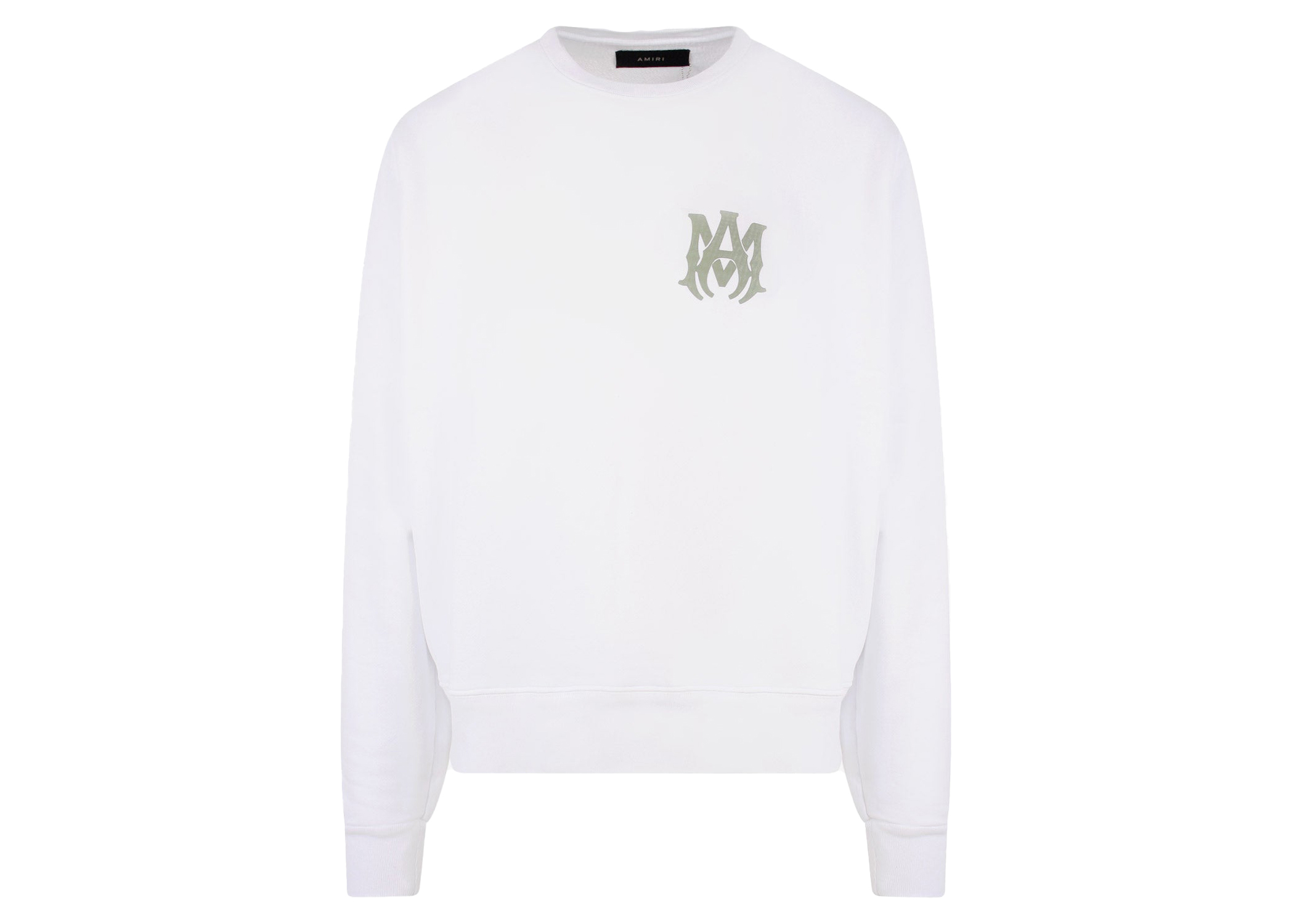 AMIRI Logo Print Cotton Sweatshirt White Men's - FW22 - US