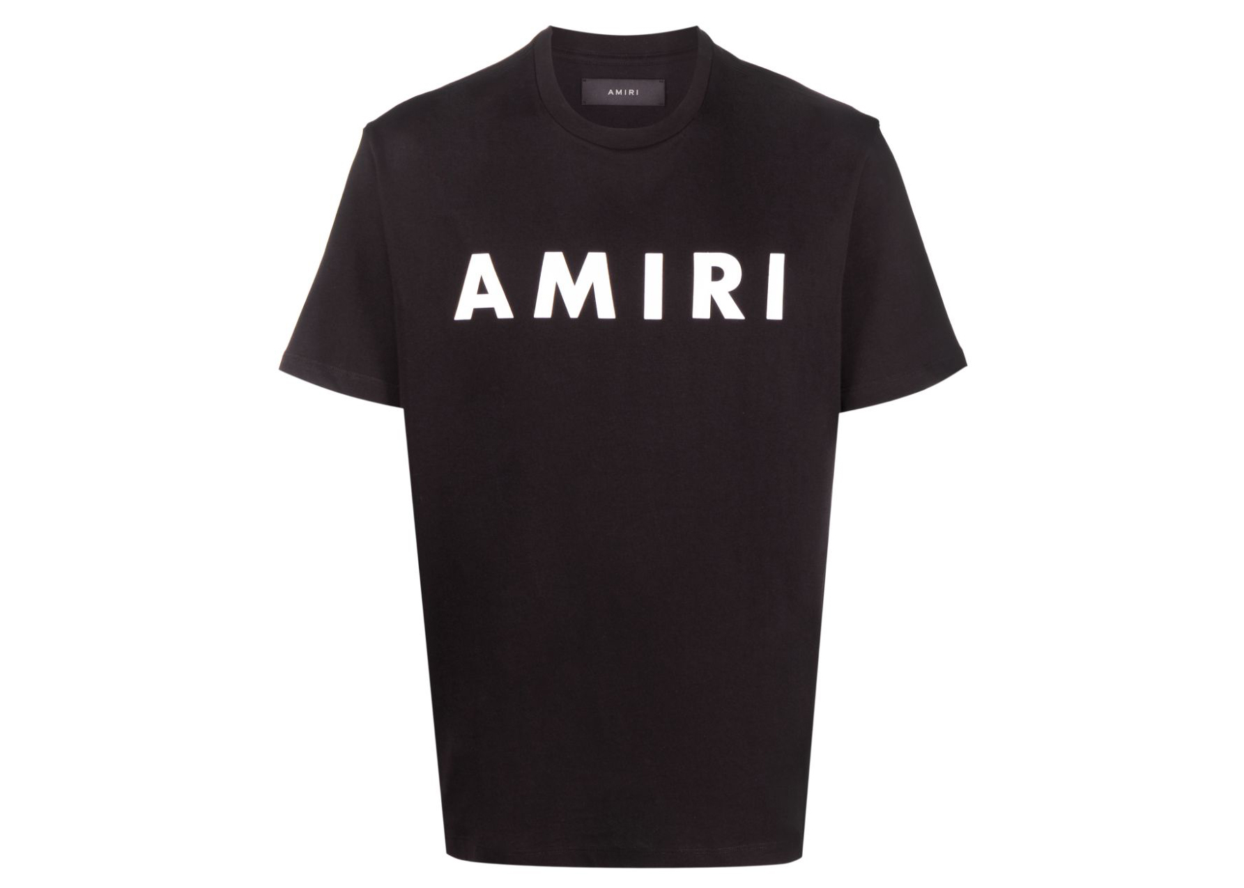 AMIRI Logo-Printed Crewneck Black/White