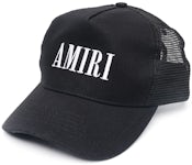 AMIRI Logo Trucker Hat Black/White
