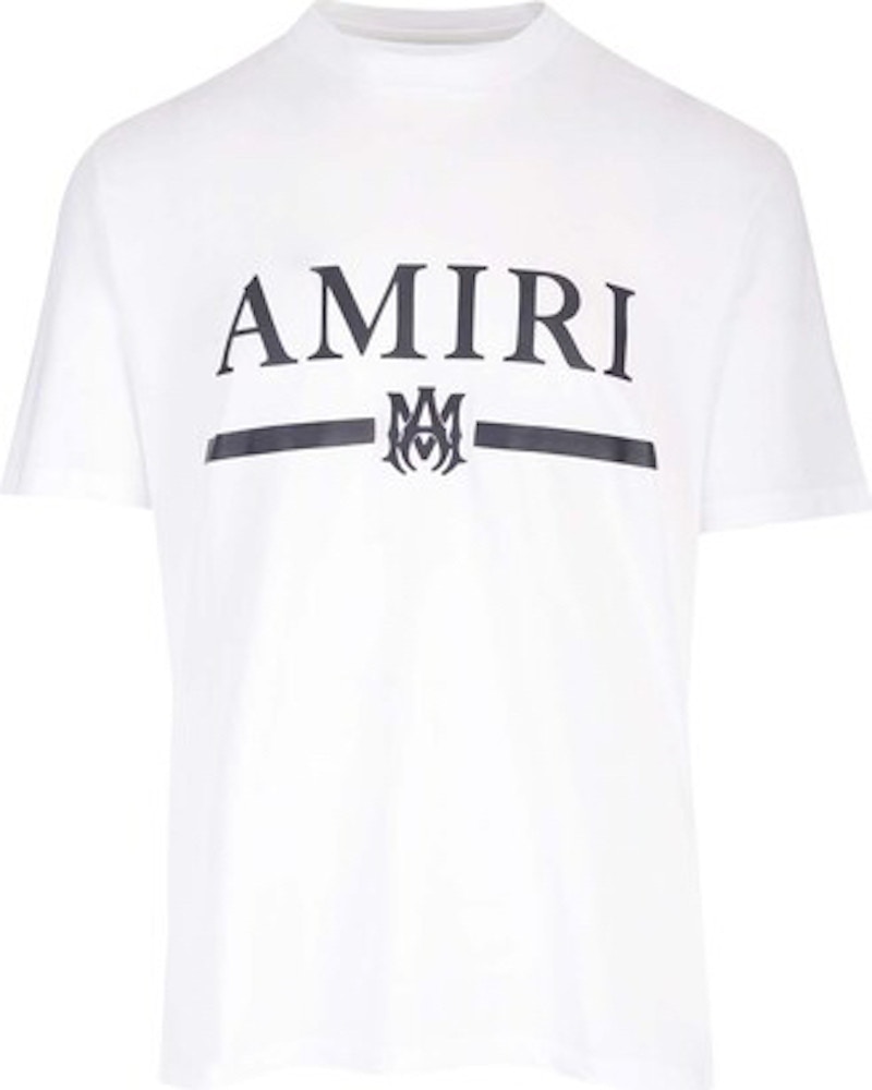 Amiri MA Bar Logo Tシャツ ホワイト シンプルロゴデザイン AMIRI MA Bar Logo T-shirt White Men's - US