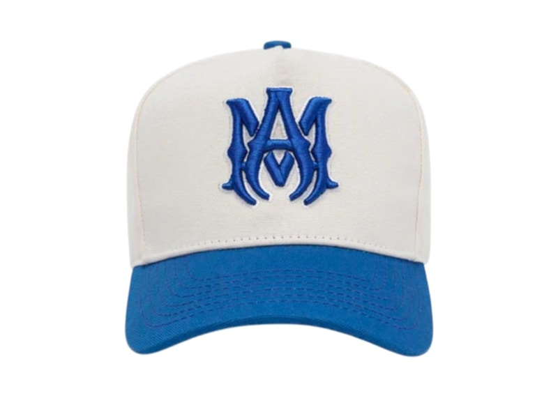 AMIRI MA Leinenhut Alabaster Blau