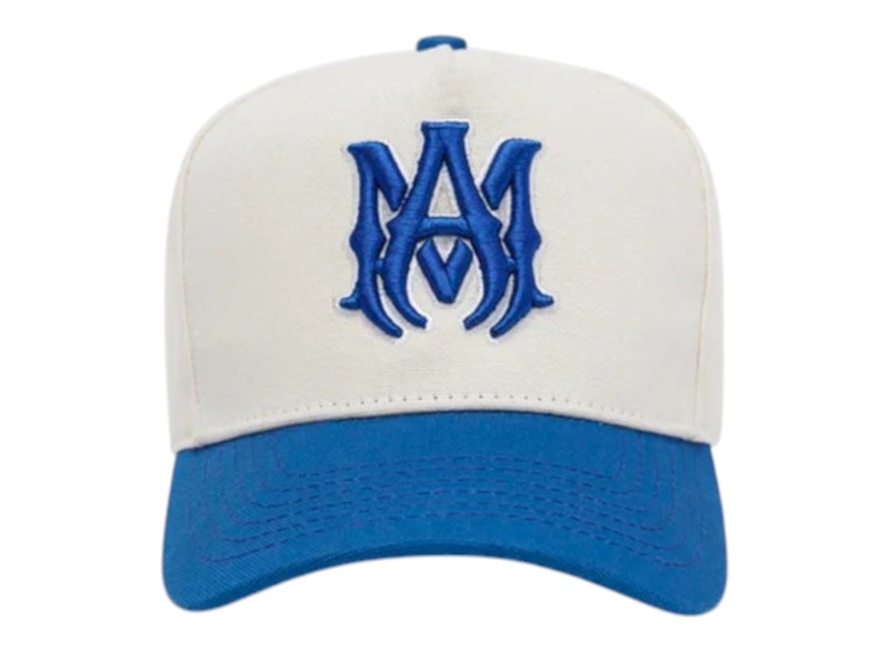AMIRI MA Canvas Hat Alabaster Blue Men's - SS25 - US