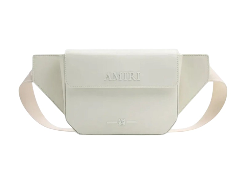 AMIRI MA Crossbody Bag Crossbody White in Leather - US