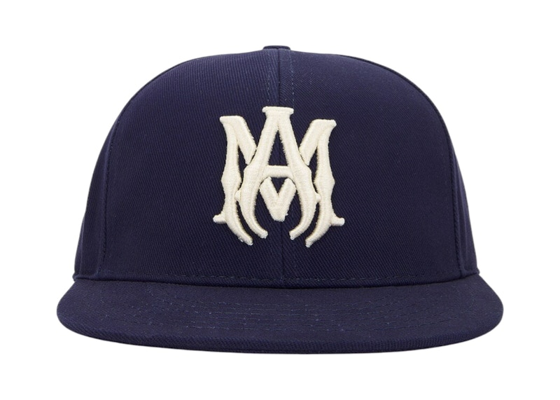 Casquette ajustée AMIRI MA bleue