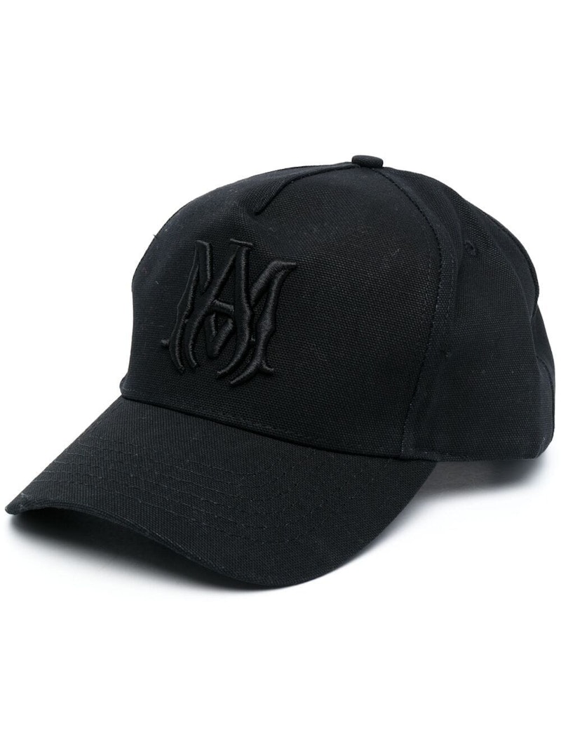 AMIRI M.A. Logo Embroidered Baseball Cap Black Men's - SS21 - GB