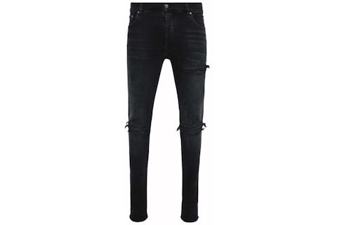 AMIRI MX1 Bandana Jacquard Jean Vintage Black Men's US