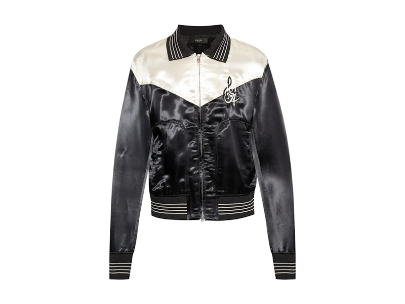 AMIRI アミリ MA MUSIC NOTE ブルゾン サテンジャケット AMIRI - Men Ma Music Note Blouson – Atelier New York