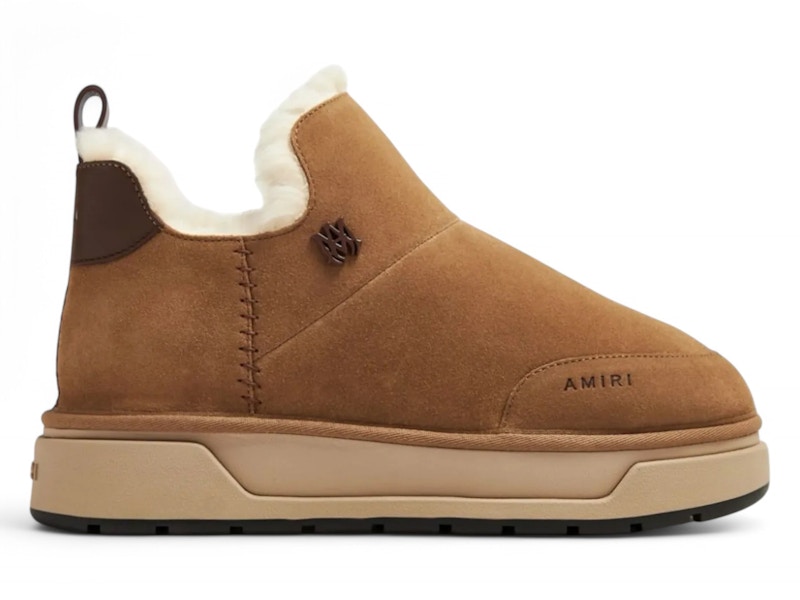 Pre-owned Amiri Men's Malibu Boot Sneakers In Brown
