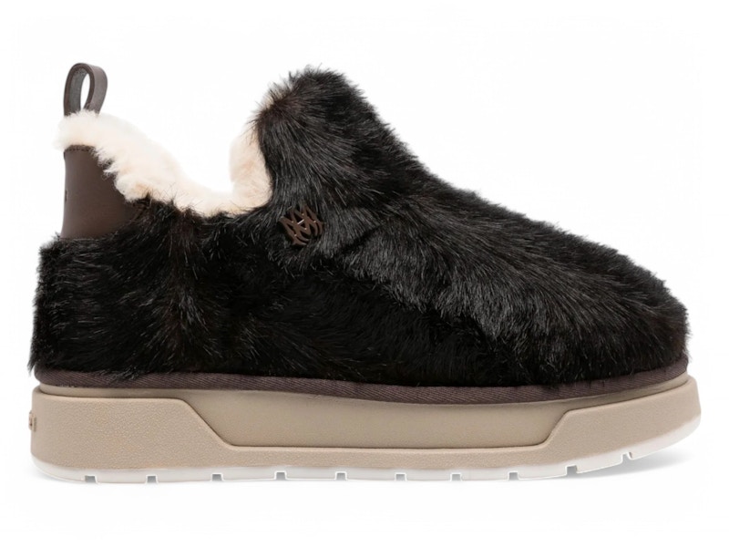 Pre-owned Amiri Men's Malibu Boot Sneakers In Furry Brown