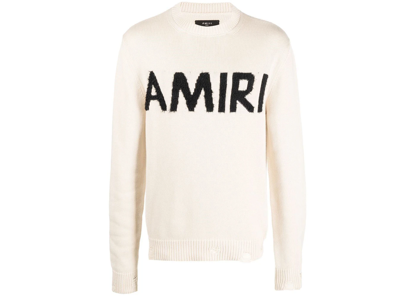 Amiri Monogram Intarsia Crewneck Sweater