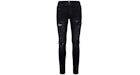 AMIRI Mx1 Distressed Ripped Skinny Jeans Noir