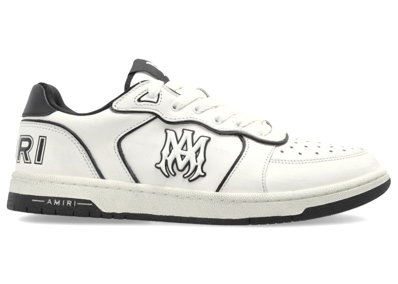 Men's AMIRI Newport Black Sneakers in White