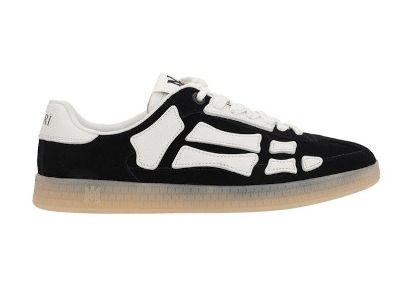 Pre-owned Amiri Men's Pacific Bones Sneakers In Black