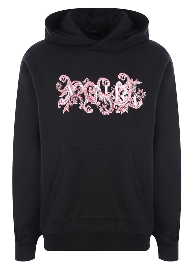 AMIRI Paisley Print Hoodie Black Men's - FW21 - US