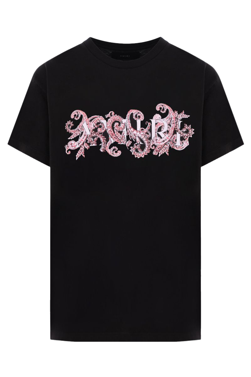 AMIRI Paisley Print T-Shirt Black