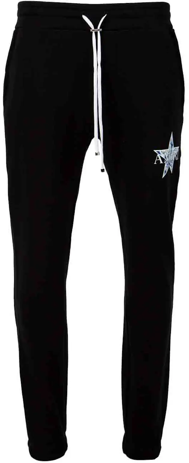 AMIRI Paisley Star Sweatpants Black - FW21 - FR