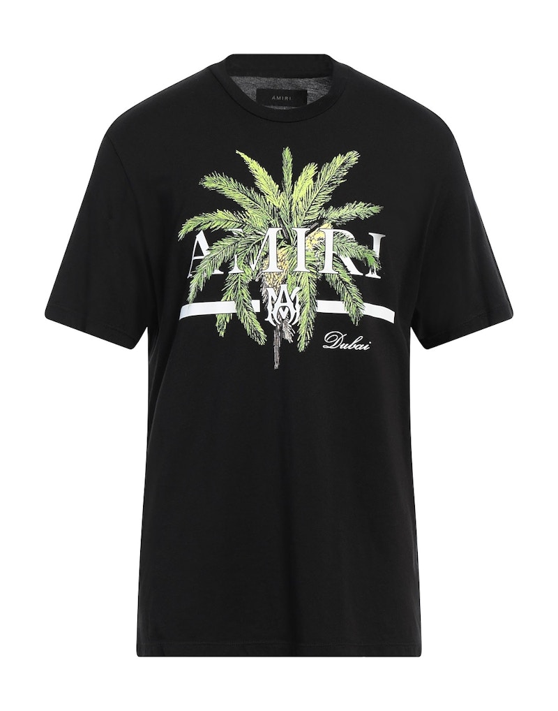 AMIRI Palm Tree Dubai T-shirt Black/Green Men's US