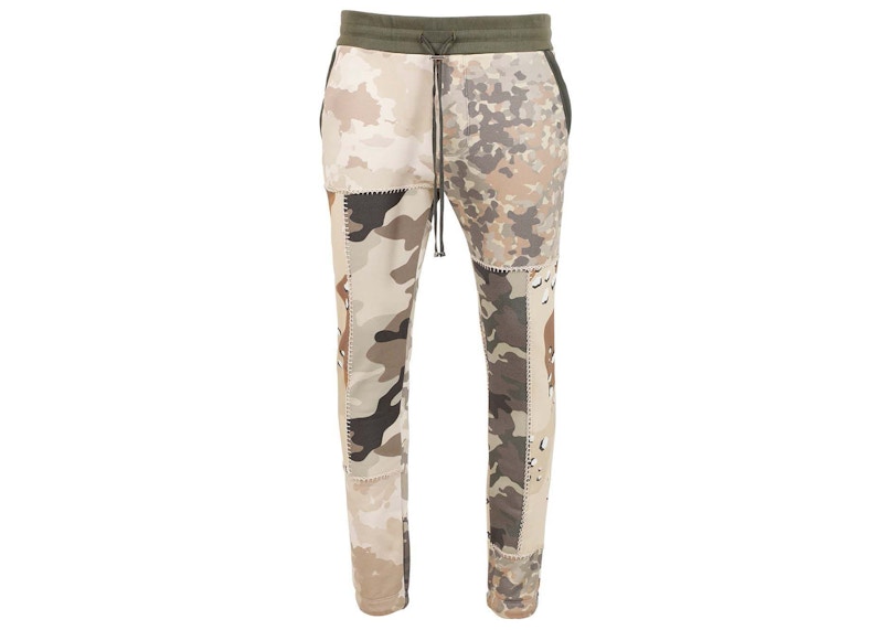 Pre-owned Amiri Men's  Patchwork Sweatpant In Camo