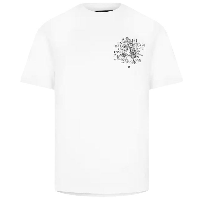 Pre-owned Amiri Men's Precious Memories Logo T-shirt In White