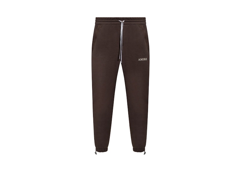 AMIRI Puff Logo Sweatpants Brown