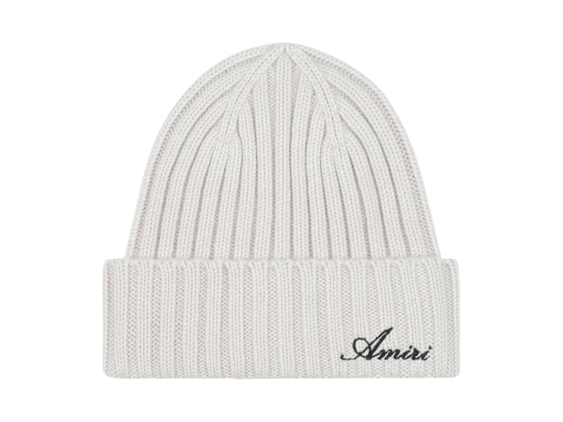 AMIRI Script Beanie Swansdown