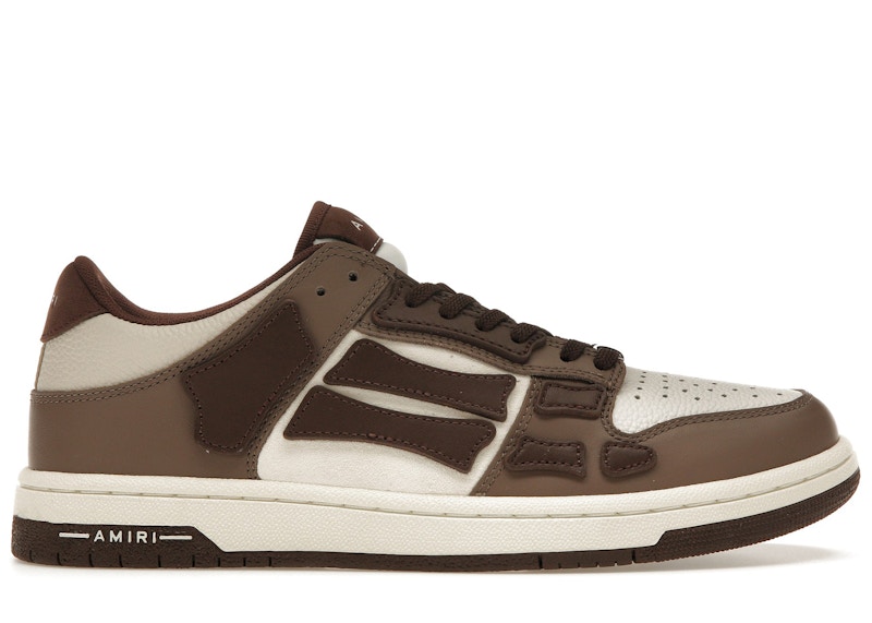 Pre-owned Amiri Men's Skel Low Top Low Sneakers In Brown