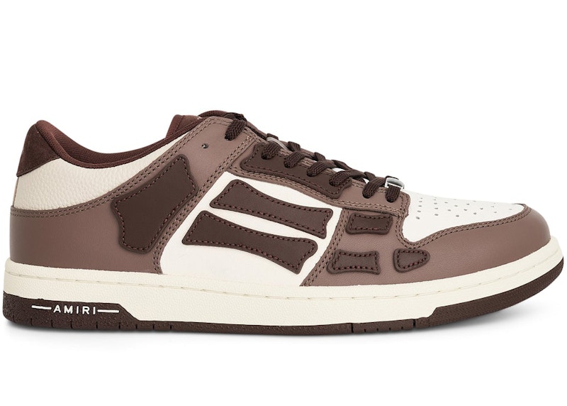 AMIRI Skel Low Top Low Brown メンズ - AMFOSR1006 BROWN - JP