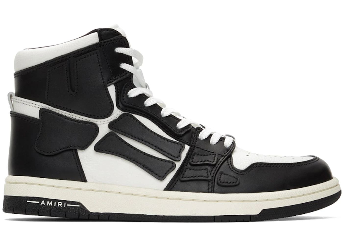 AMIRI Skel Top Hi Black White Men's 211886M236003 US - Main Image