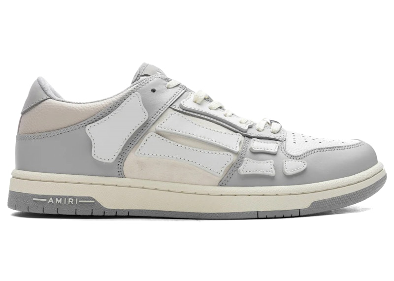 AMIRI Skel Top Low Grey White メンズ - AMFOSR1006-030 - JP