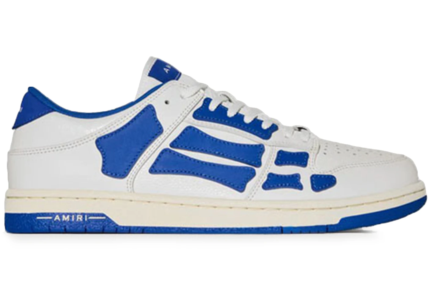 AMIRI Skel Top Low White Blue Men's MFS003-123/PS22MFS003-123 US