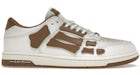 AMIRI Skel Top Low White Brown White