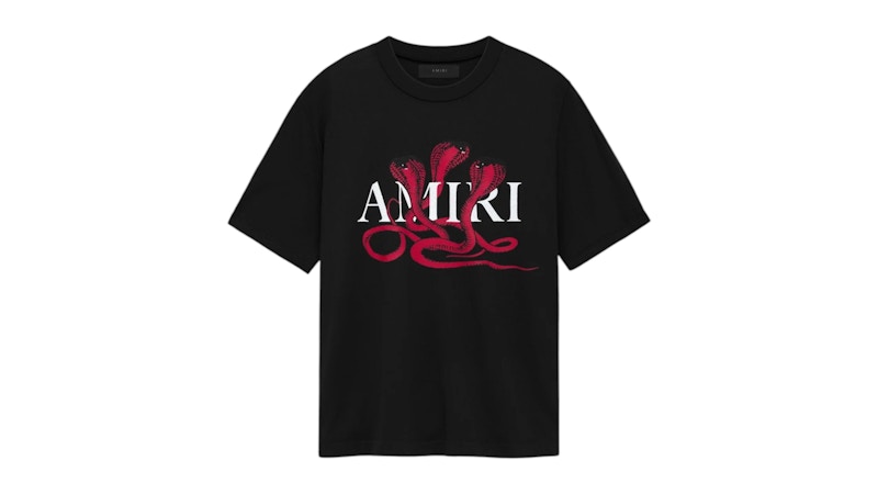 AMIRI Snake Tee Black/Red