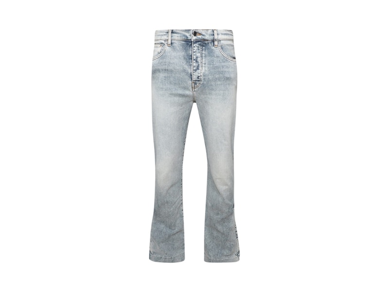 AMIRI Stacked Flare Jeans Clay Indigo Men's - FW22 - US